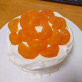 ミカンのショートケーキ